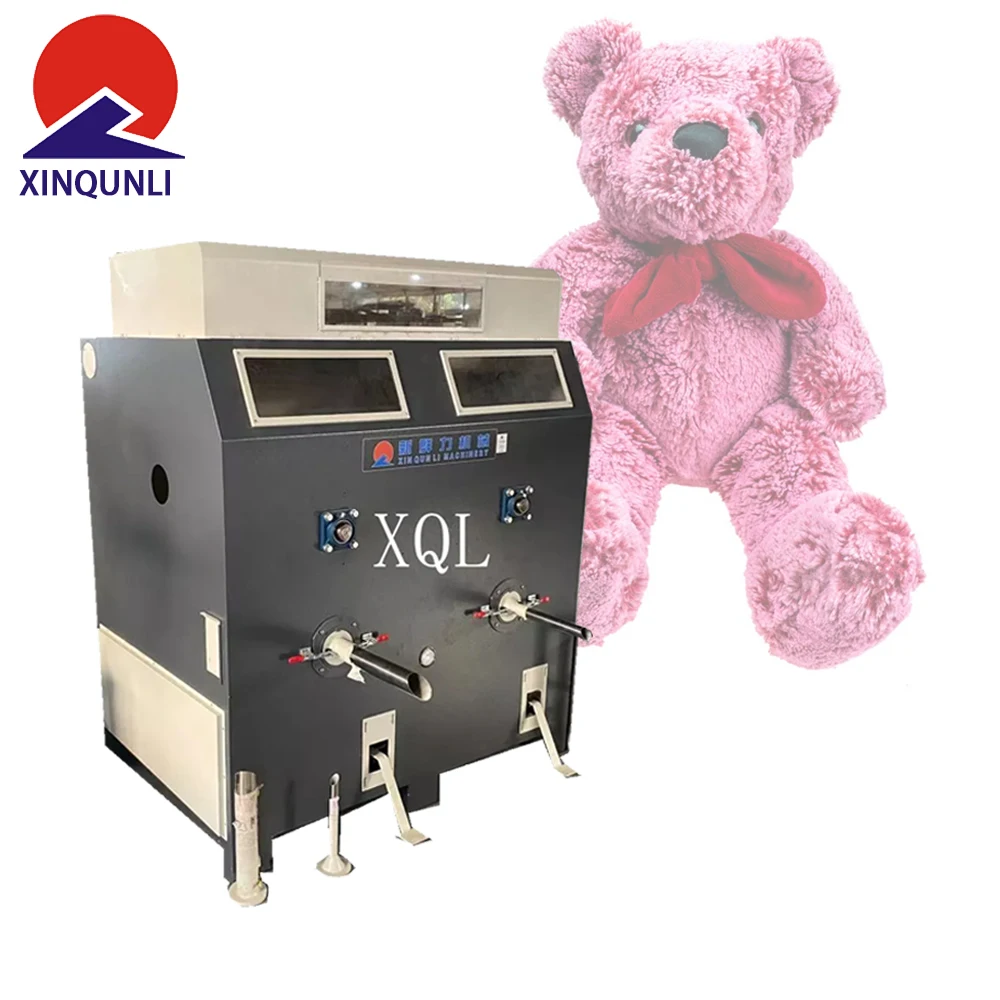 Inflatable high-speed  down and cotton filling and  pillow automatic packaging   Toys fiber machine