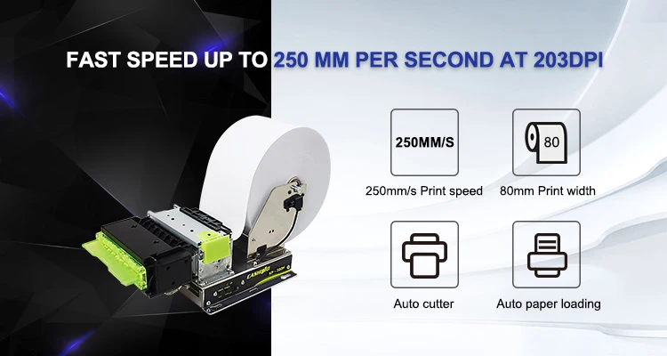 Cashino New KP-300 80mm 3inch kiosk thermal  Receipt printer with auto cutter for Self Service Checkout