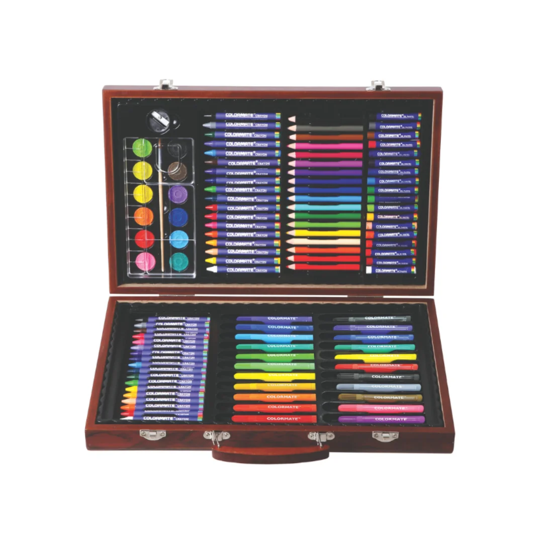 High Quality 110pcs Wood Art Set from Vietnam for Drawing and Writing Best Choice for the USA Market