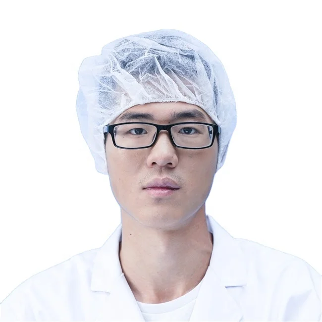 High Quality Wholesale Disposable Non-woven Bouffant hat