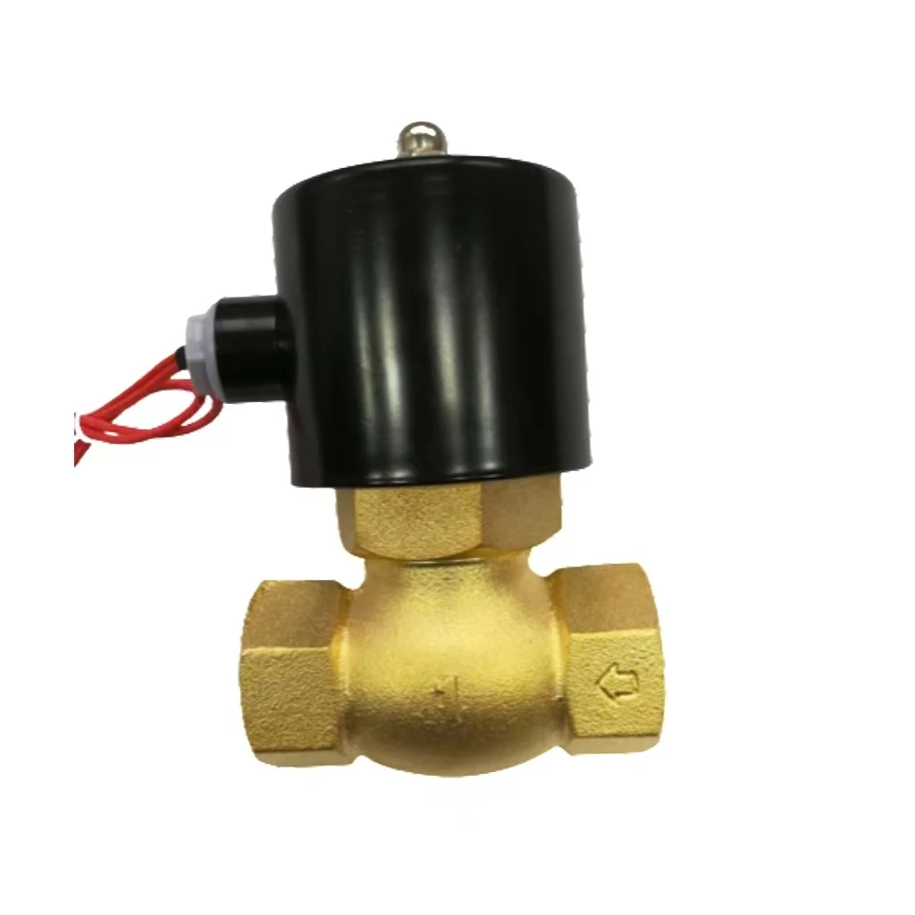 24V 240V 3/8 Inch Electromagnetic Solenoid Valve High Temperature Diaphragm Structure Water & Oil Shut-Off for General Use