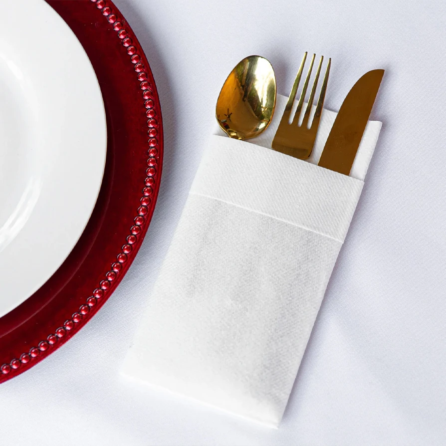 Biodegradable Printing Napkins Custom Printing Airlaid Napkin Linen Feel Like Napkin