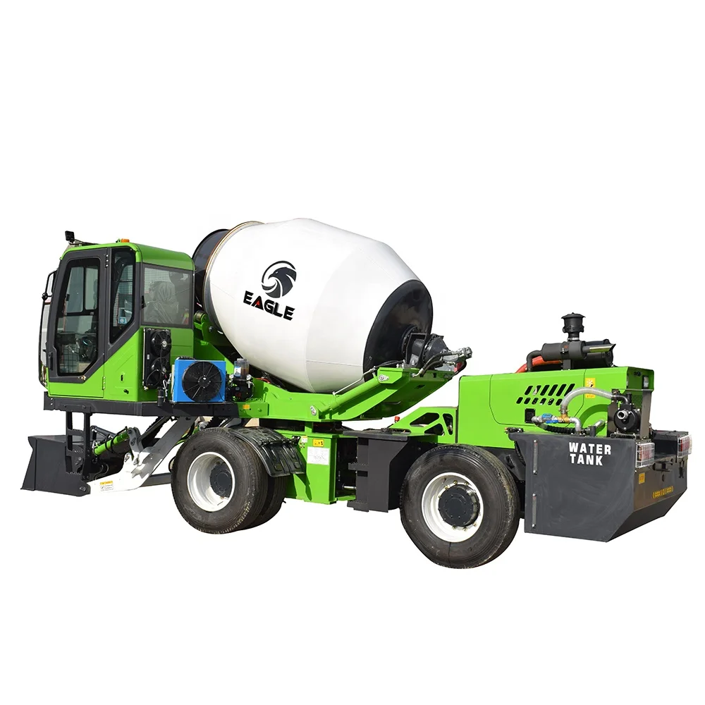 3.5M3  self-loading concrete mixer truck second hand self loading mobile concrete mixer