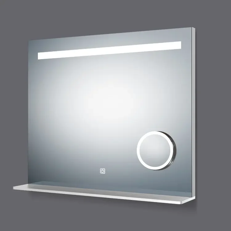 Led Lighted Bathroom Touch Screen Smart Mirror Price With Radio/clock/temperature