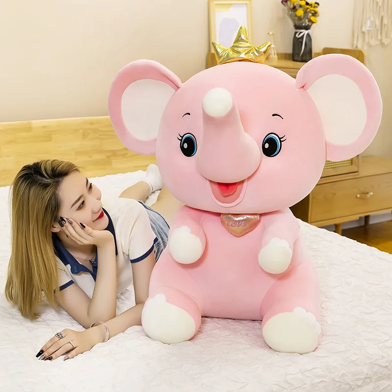 OEM Super elastic soft plush toy elephant sleep comfortable baby toy