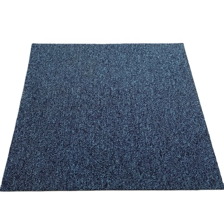 The poetic carpet tiles in dark blue carpet tiles bring a tranquil atmosphere for you home and office