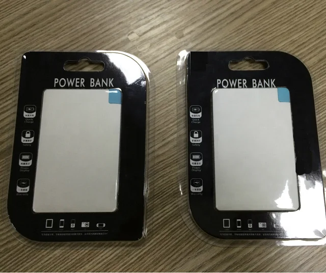 Mobile phone credit card power bank slim portable battery charger customized logo
