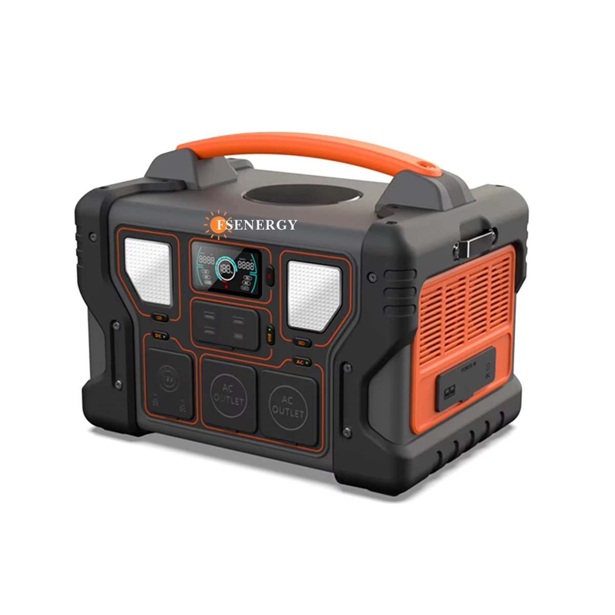 High-capacity portable power station 320Wh lifepo4  1200W 1008Wh an ker solix f3800 portable batteries and power stations