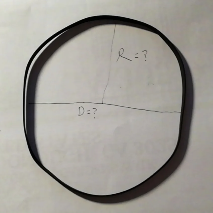 Turntable belt 190*5*0.6/298mm Rubber belts for gramophone turntable player