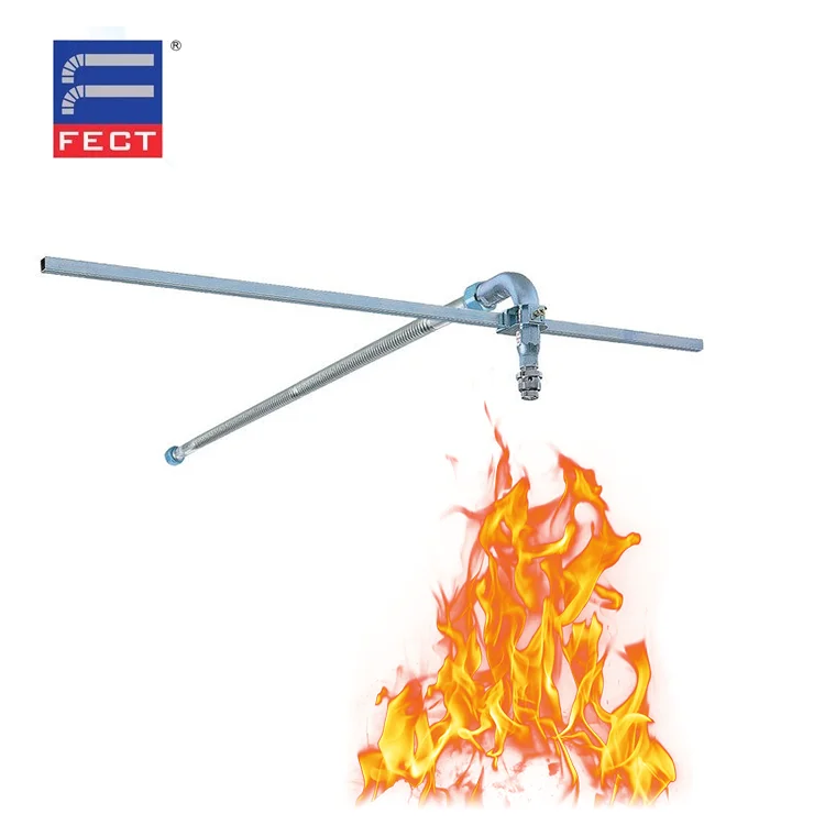 Firefighting equipment Unbraided Stainless Steel Flexible Fire Sprinkler Hose