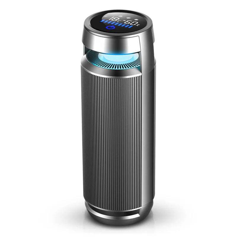 High Grade Portable Smart HEPA Filter Ionizer Touch Aluminum Alloy Cup Inventions Sensor Air Cleaner For Car Home