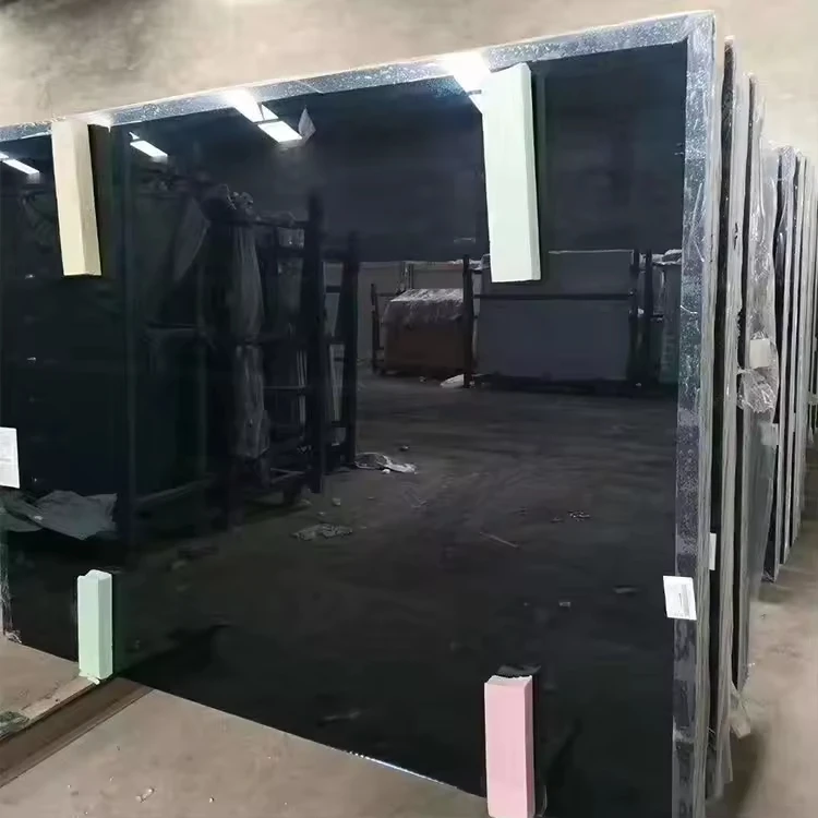 Big Size Glass Sheet Tempered Black Colored Painted Glass Panels