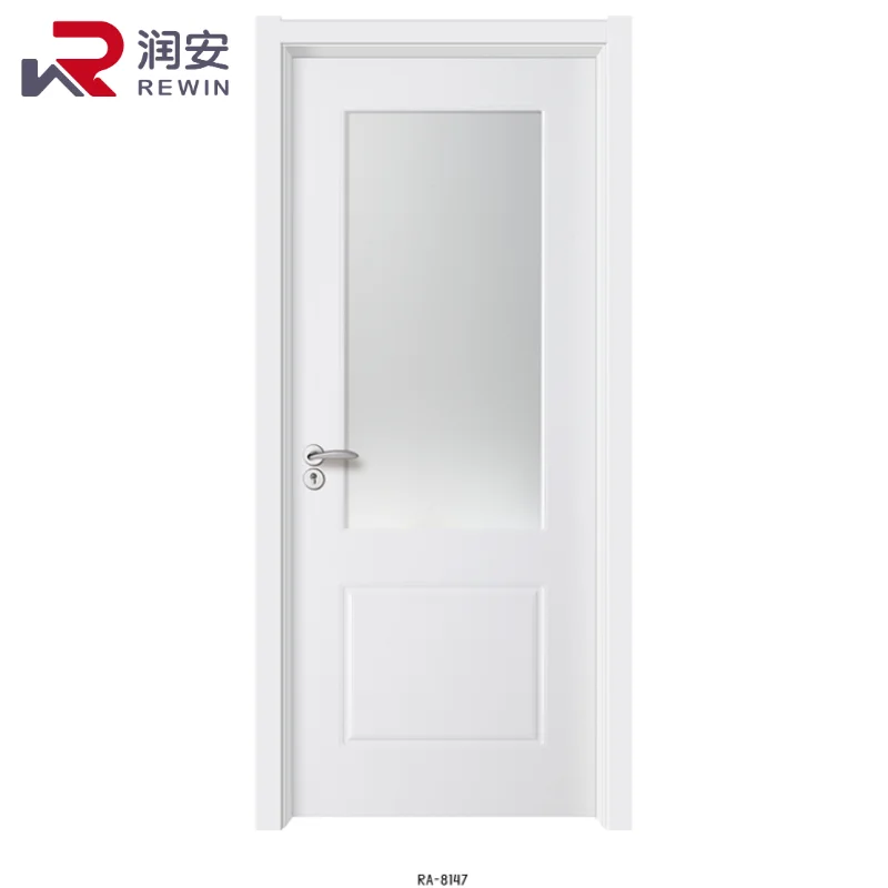
 Veneer Painted Wooden Elegant Classic Wooden Doors  