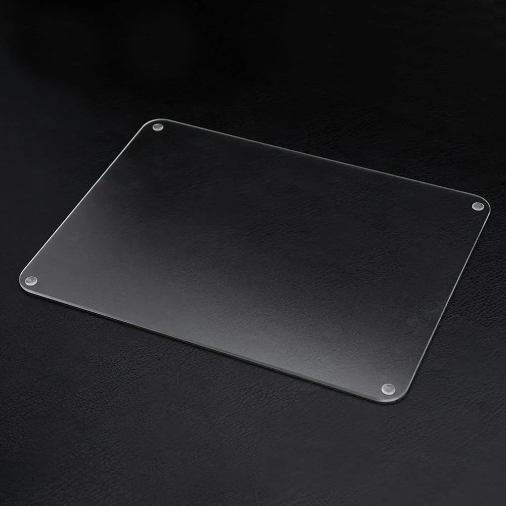 Custom Mousepad Hard Waterproof High Precision and Speed Clear Professional Smooth Mouse Pad Gaming PC Glass-Coated Mousepad