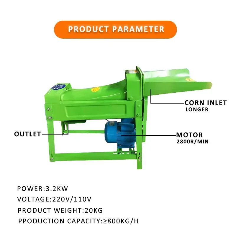 High Quality Double roll full automatic corn sheller threshing machine corn mill machine Maize Polisher