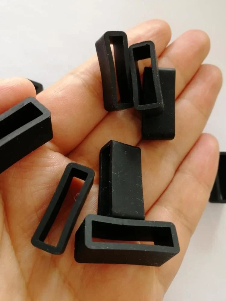 black custom replacement silicone rubber watch strap loop, 12mm,14 mm, 16mm, 18mm,19mm,20mm,21mm,22mm,24mm,26mm