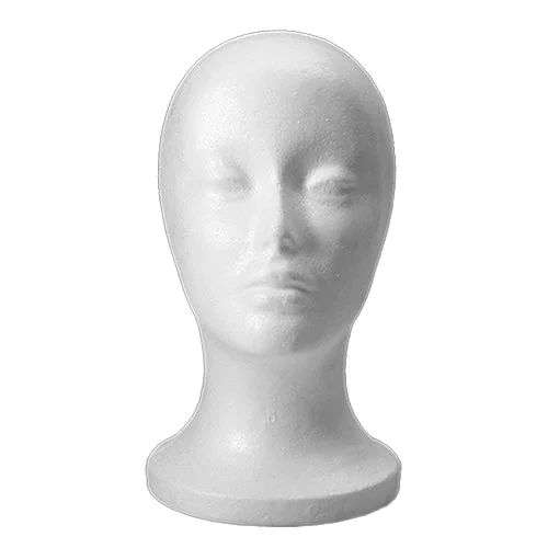 Wholesale Stand Female Models for Foam Head MoldHead Hat Wig Holder Unisex Adult Glasses Display Headwear Props mannequins hair