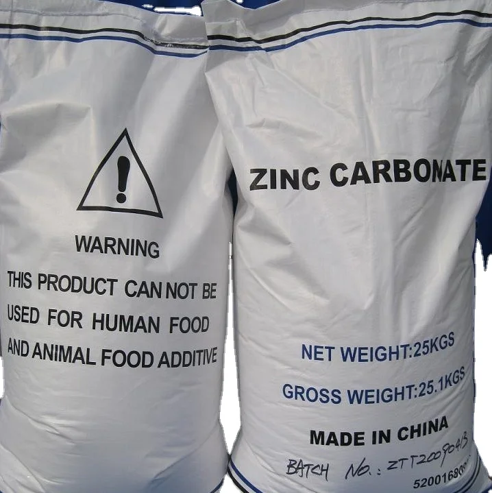 low price zinc carbonate 57.5%  ZnCO3 from China