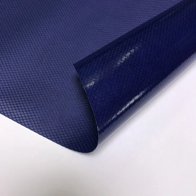 PU Coated 210D Nylon Diamond Ripstop Fabric with TPU Backing  Heat Sealable Ballistic Panel and Plate Cover