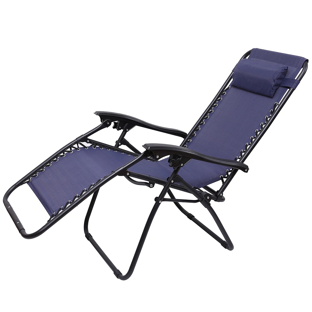 Office lunch chair folding portable leisure stainless steel bracket recliner