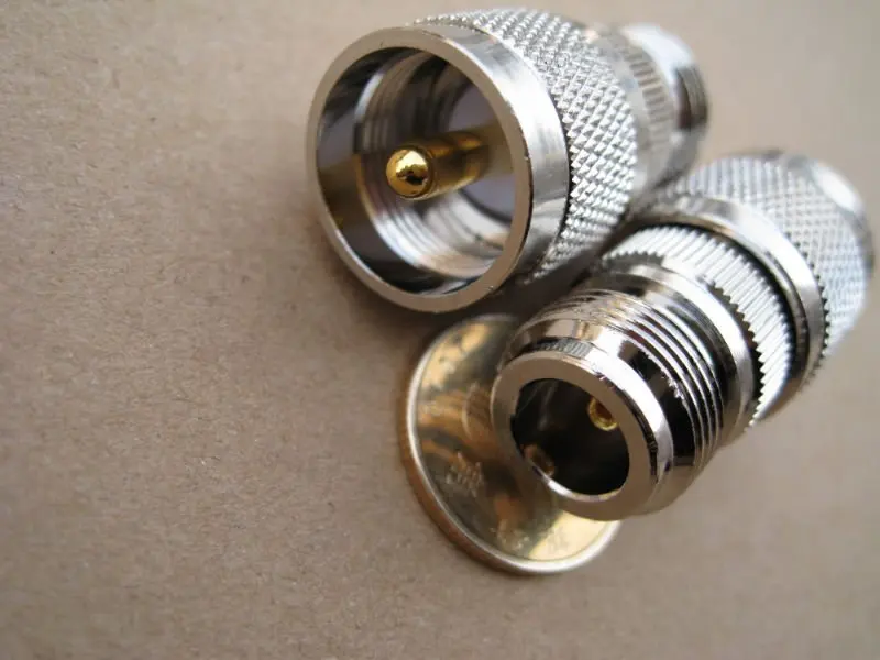 n jack to uhf pl259 plug adaptor