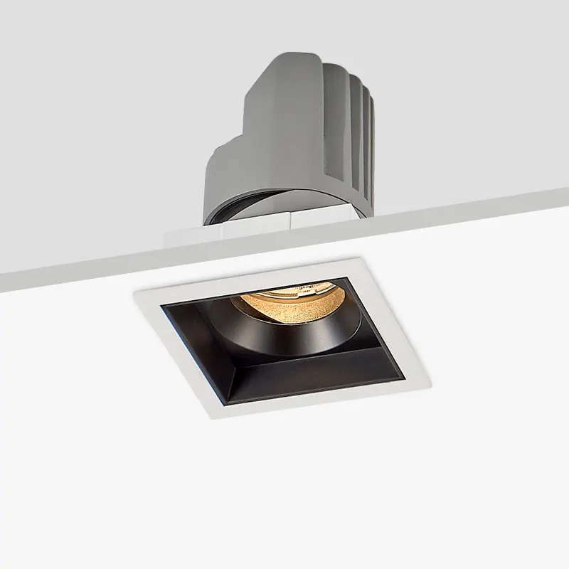 LED Ceiling Downlights 10W 15W Square LED Recessed Ceiling Light Anti-glare Spotlight Recessed Spotlight