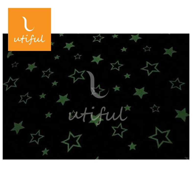 Glow in The Dark Blanket Grey Flannel Star Throw Blanket For Sofa