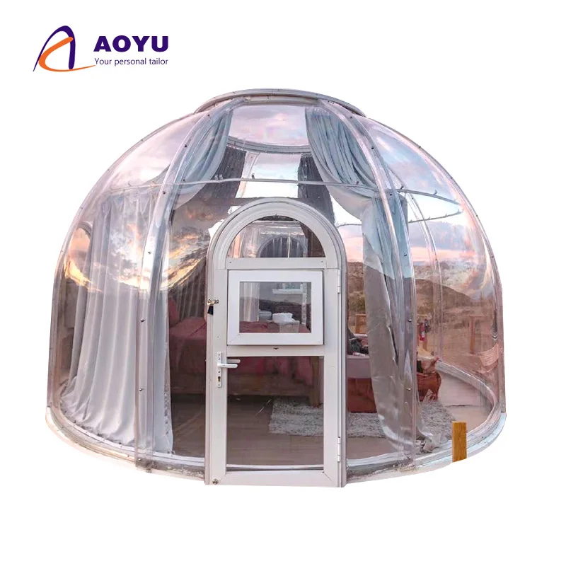Outdoor Tents Transparent Dome House Hotel Tent Luxury Resort Housing Camping Tent