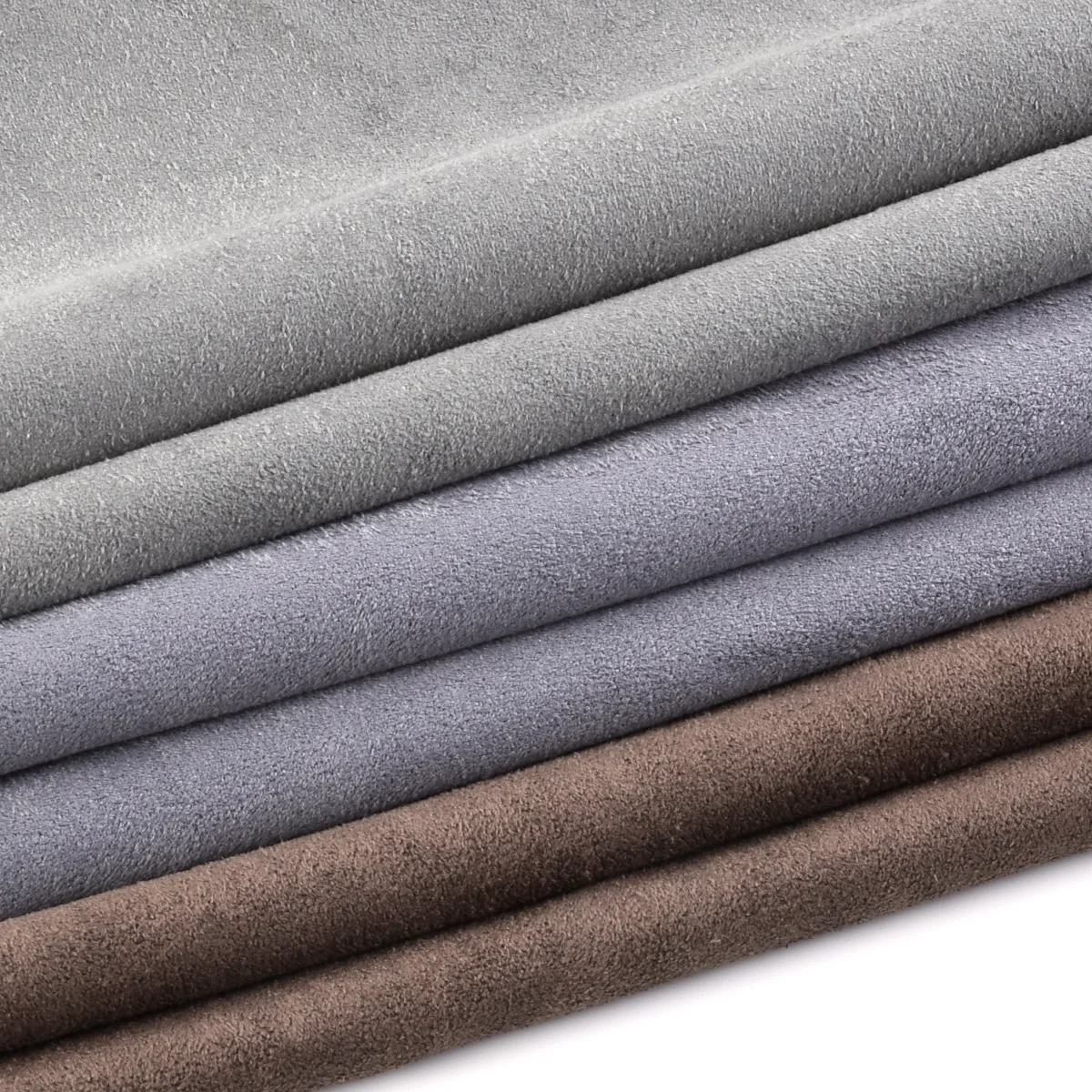 Promotional studio 3d 5d grey waterproof sound proof wall paper embossed textured velvet flock fabric acoustic foam luxury suede