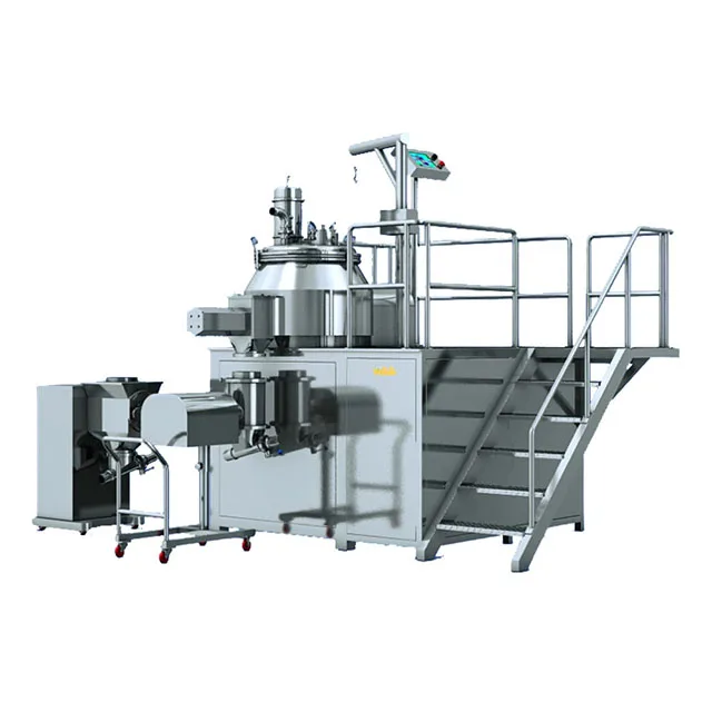 Top selling high shear mixing wall mounted wet mixer granulator in pharmaceutical industry