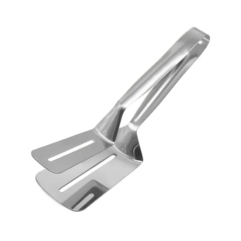 Kitchen Cooking BBQ Clamp Stainless Steel Cuisine Stainless Steel Food Clamp Steak Tong Available Pizza Cut