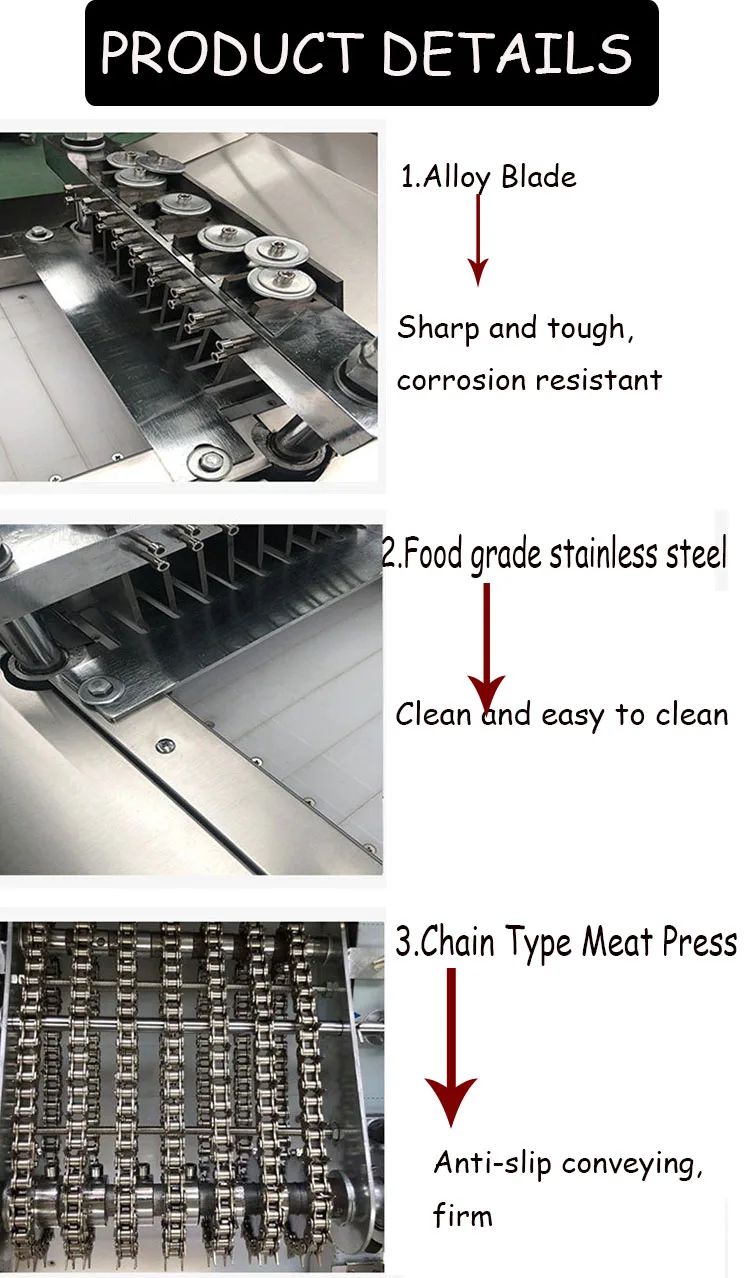 small butchery home automatic butcher chicken vegetable frozen meat strip bone saw cube cutting chopping machine price