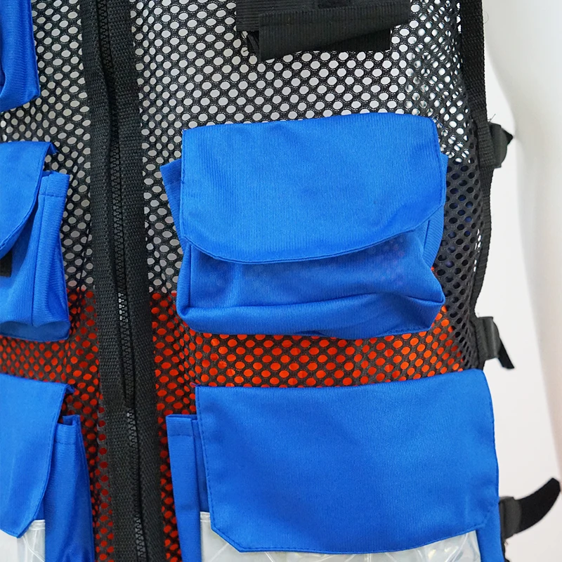 Safety Vest Multi Pockets Fish Equipment For Fishing