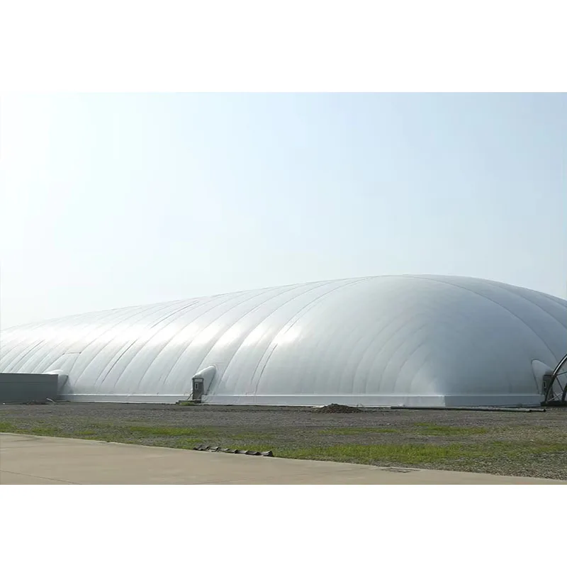 Большая мембранная конструкция с кондиционером, купольная палатка, надувная палатка для хранения промышленного угля