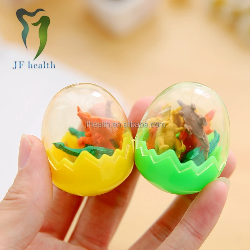 wholesale children student stationery creative cartoon mini dinosaur egg eraser