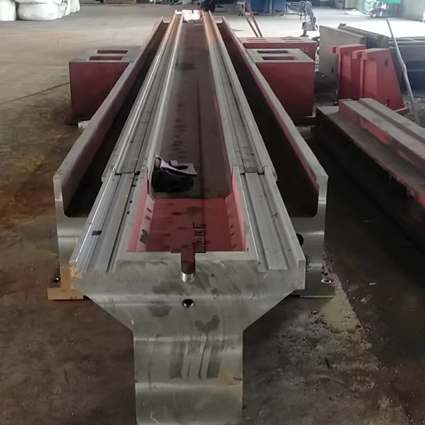 OEM Custom High Pressure Large Casting Resin Sand Cast Process Machine Tool Body Big Lathe Bed Casting