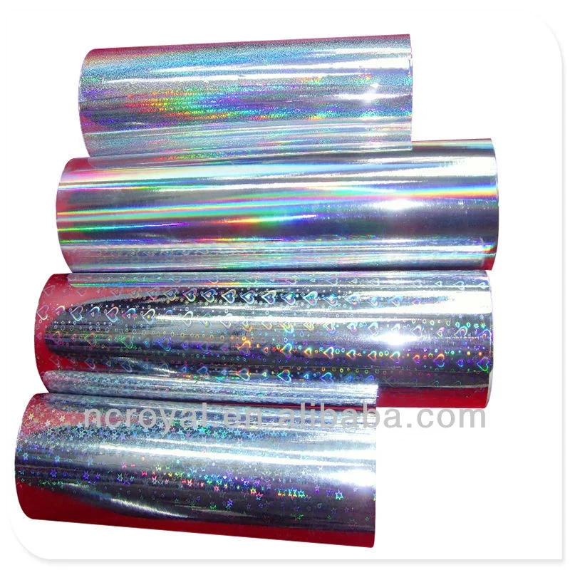 High Quality Nebula Holographic Rainbow Hot Stamping Foil for Plastic Bottle