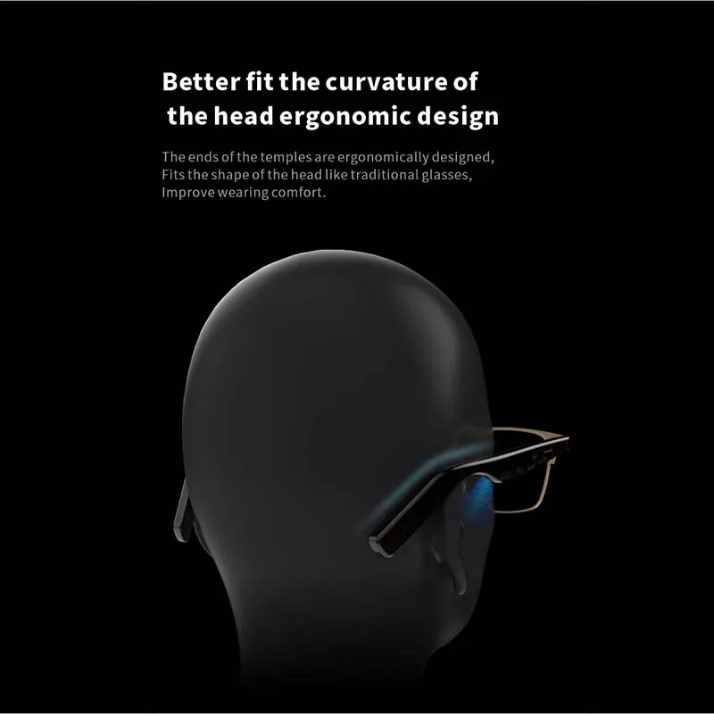 ALOVA Fashion Glasses Sunglasses Polarized Sports Smart Bluetooth Earphone Sunglasses