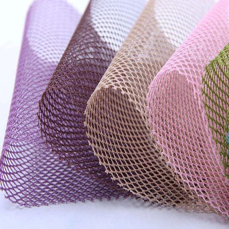wholesale 120GSM 4mm hexagonal hole mesh fabric polyester mesh cloth