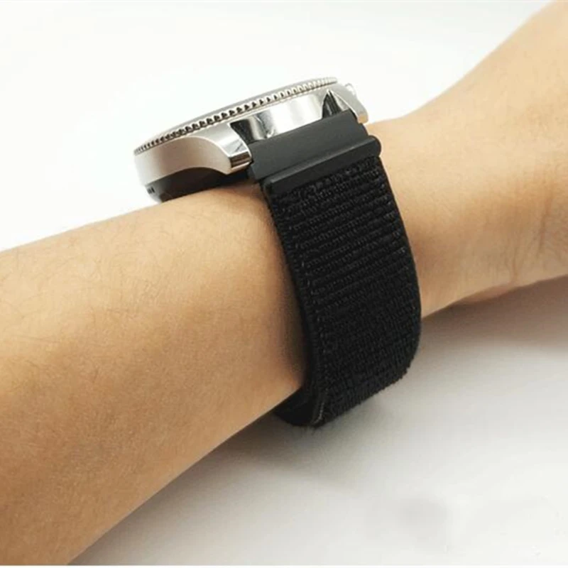 
Popular changeable interchangeable nylon loop watch strap for smart watch bands 