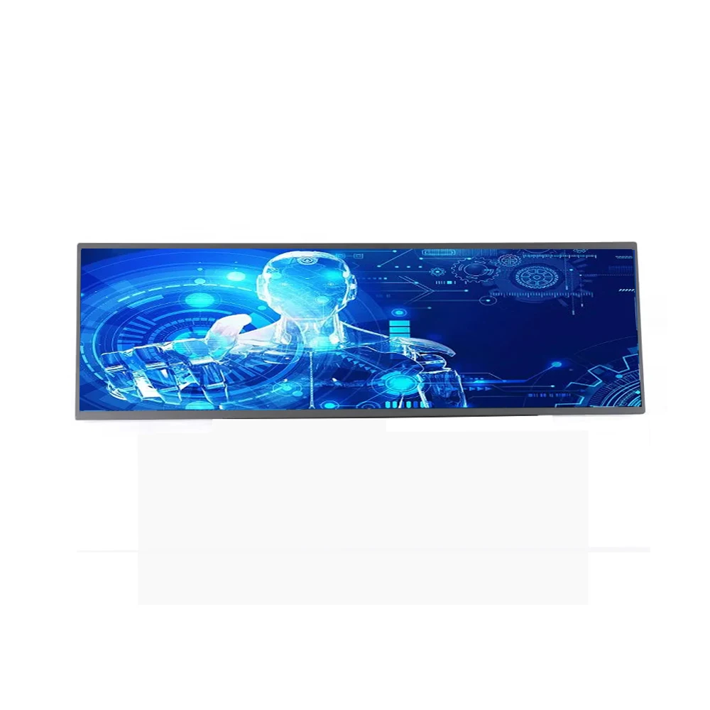 High brightness 29 inch advertising shelf display 1920(RGB)*540 resolution industrial DV290FBM-N10 29 inch stretch lcd display