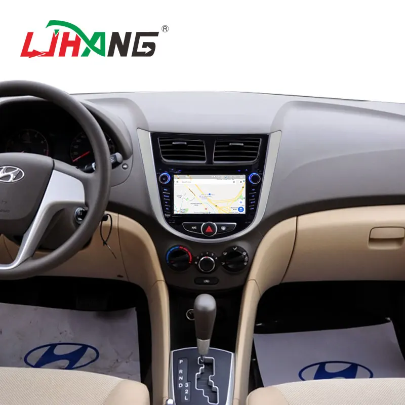 LJHANG PX5 android 12 4+64G car dvd player for HYUNDAI VERNA/ACCENT/SOLARIS 2011-2012 radio multimedia stereo gps navigation