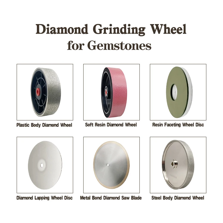 High Polishing Efficiency Gem grinding machine resin bond grinding disc