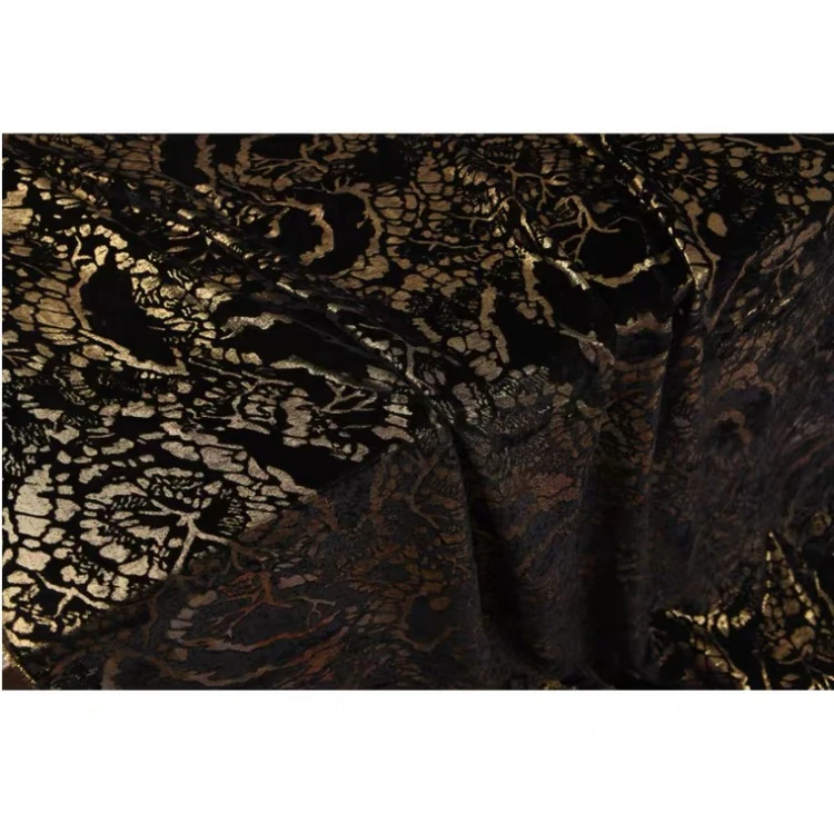 Silk Lurex blended uragiri metallic chiffon gradient dyeing fabric
