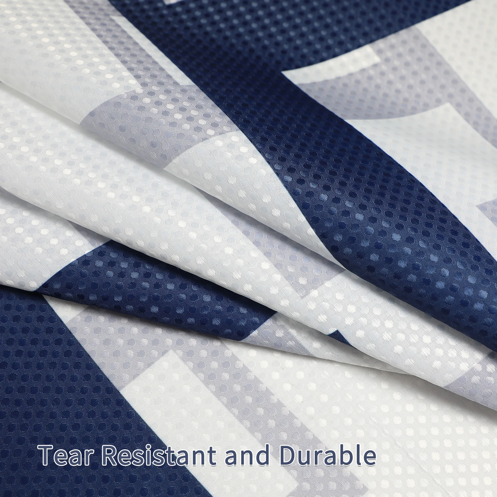 Прочная и моющаяся быстросохнущая водоотталкивающая занавеска для душа 72 Вт x 84 ч с 12 крючками