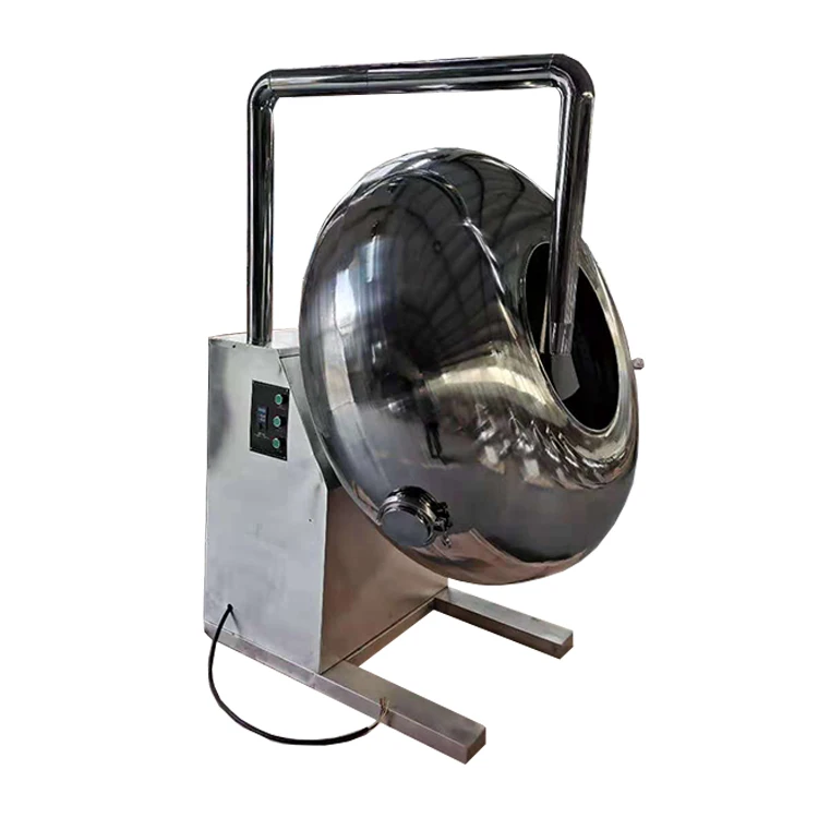 Caramelized candied peanut coated pan nuts coated machine sugar coating machine