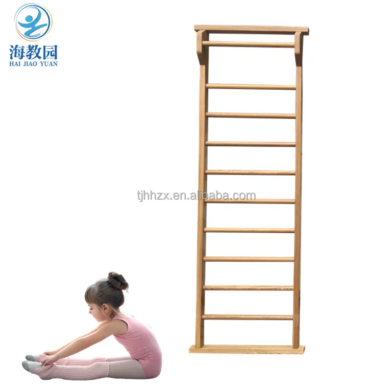 Hot sale Home gymnastic wooden wall bars stall ladder bars