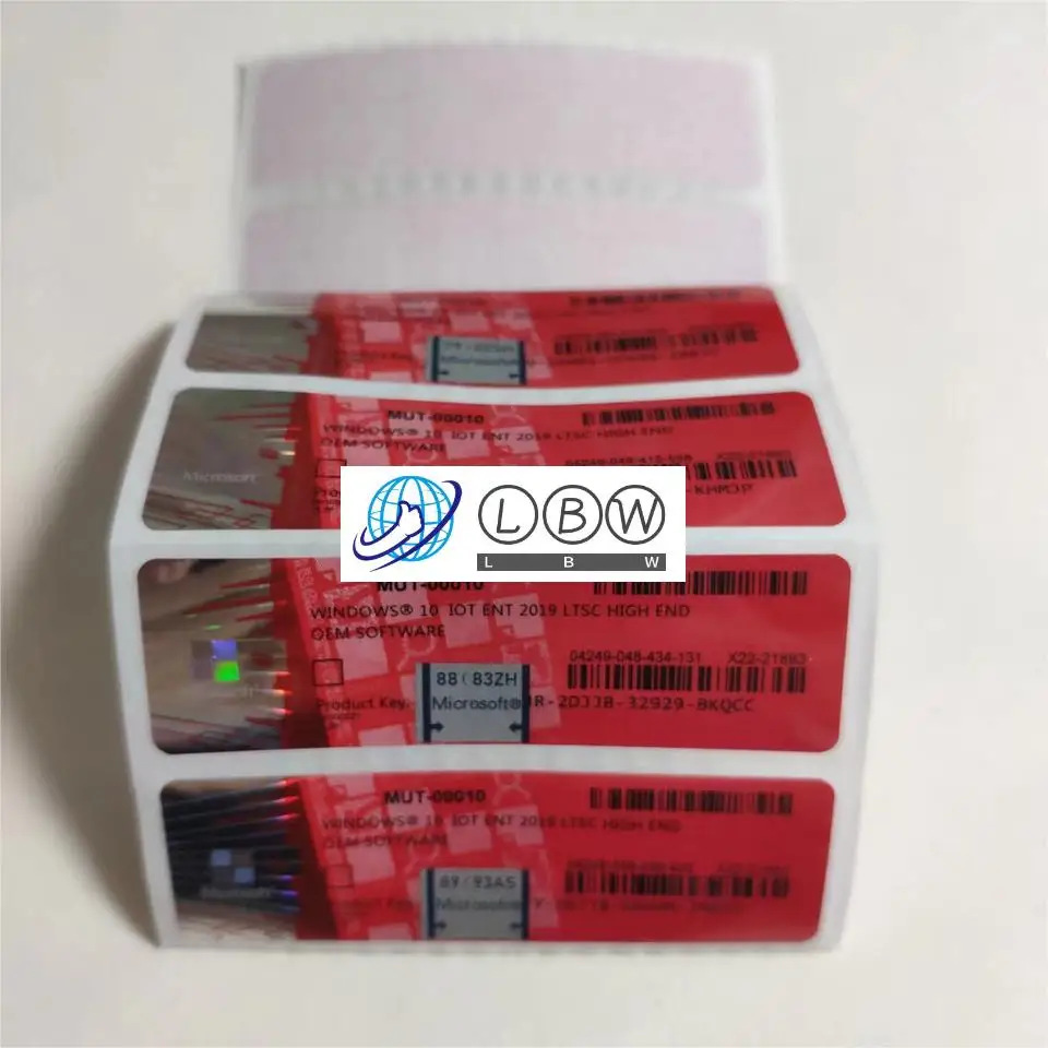 New Win 10 Pro stickers Window 10 Professional Coa Sticker Micro soft Licence Win10 Pro Key