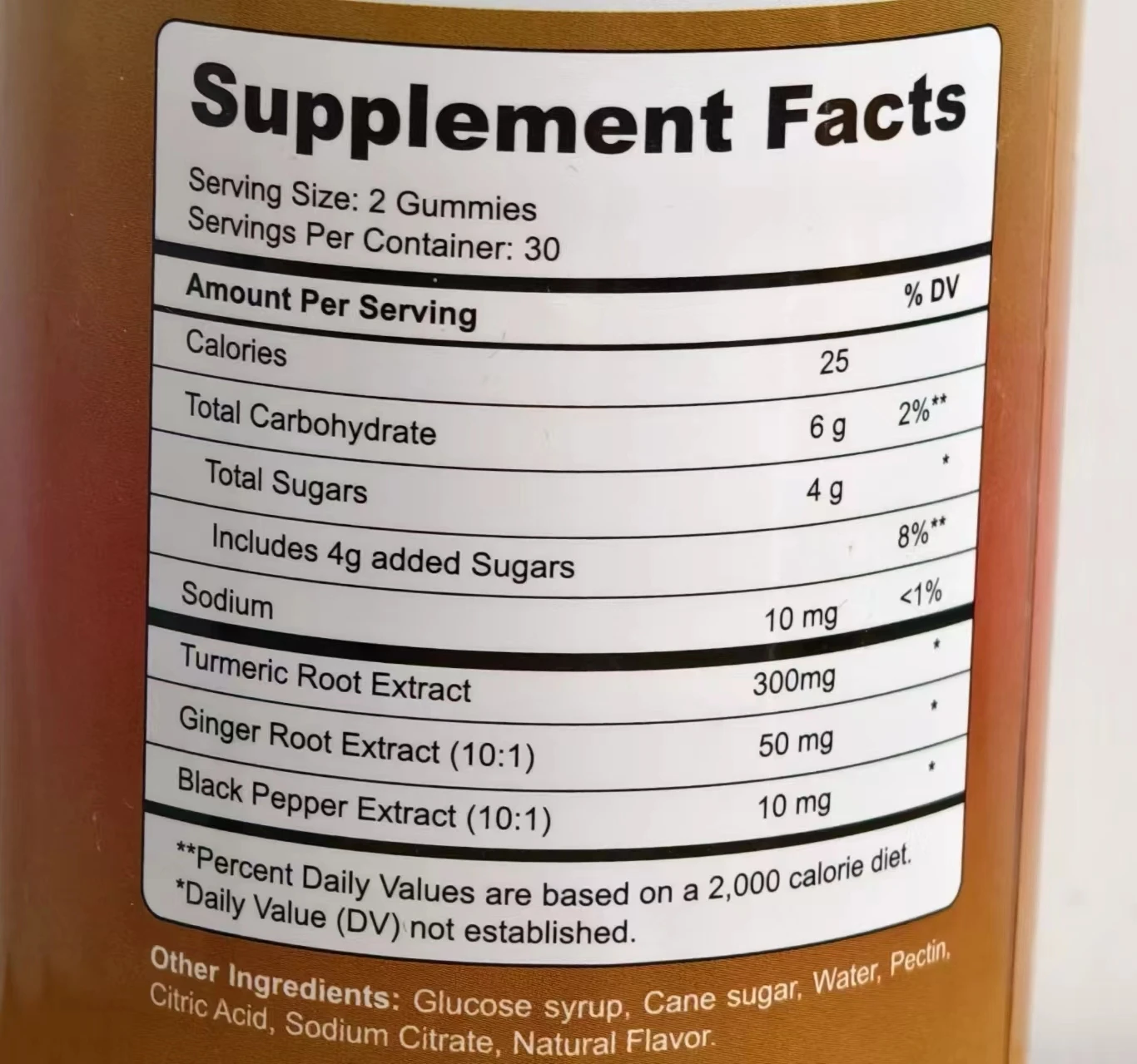 Готовые к отправке жевательные мармеладки с имбирем и черным перцем