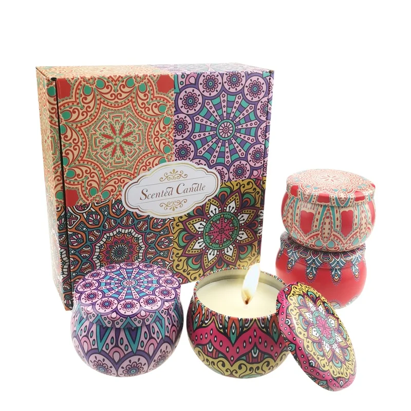 Handmade Spring Lavender Lemon Fig Fragrance Natural Soy Wax Scented Candle for Wedding Birthday